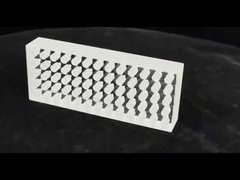 Διατρυβωμένη γυάλινη πλάκα κουαρτζίου ανθεκτική σε υψηλές θερμοκρασίες