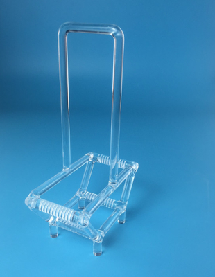 Quartz Apparatus Quartz Wafer Boat For Solar Laboratory