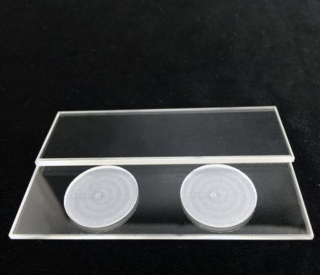 Machining Quartz Glass Medical Microscope Slide Ground Edge Xrd