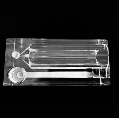 Excellent Optical Clarity Quartz Rinse Tank for Custom Quartz Apparatus Optimize Process