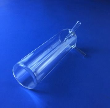 1100 °C Work Temperature Quartz Glass Fitting With Quartz Valves Long Lasting