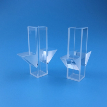 ±0.03mm Tolerance Clear Transparent Square Optical Quartz Glass Cuvette for Lab