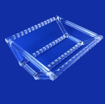 High Temperature Resistant Quartz Wafer Carrier Quartz Wafer Boat