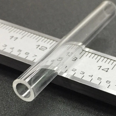 Clear Transparent Fluorine Doped Quartz Capillary Tube For Temperature Processing At 1200 Degrees