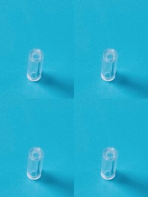 Flared Quartz Glass Tube OD 1.8mm ID 0.8mm Length 5mm Micro Sampling Pipeline