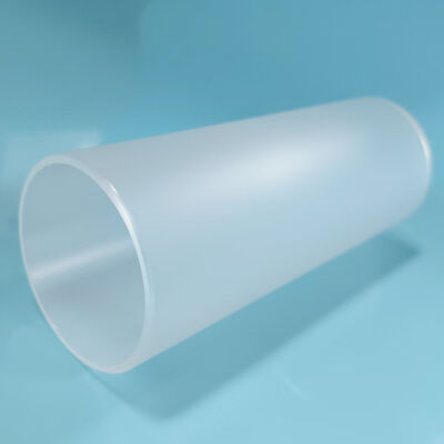 Frosted Outer Quartz Glass Tube OD 32.7mm ID 30mm Length 85mm Light Homogenizing Sleeve