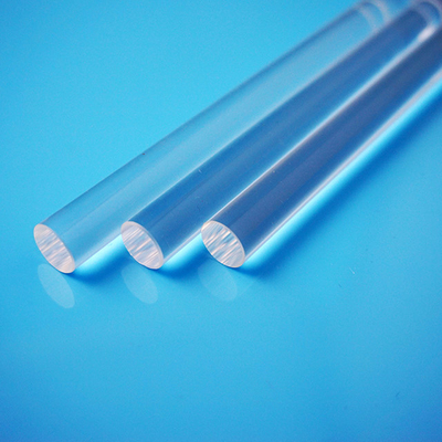 Quartz Rod High Temperature Resistance 1000 Degree Customized Clear