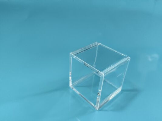 Square Glass Cover Shield Quartz Apparatus 26.7x25.4x23mm Integral Thermoformed Protective