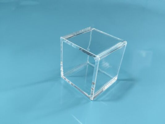Square Glass Cover Shield Quartz Apparatus 26.7x25.4x23mm Integral Thermoformed Protective